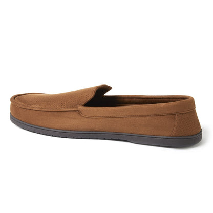 Dearfoams Cozy Comfort Men's Jason Microsuede Moccasin Slippers