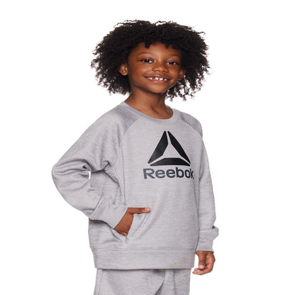 Reebok Boys Essential Fleece Crewneck, Sizes 4-18