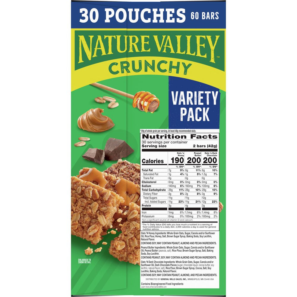 Nature Valley Crunchy Value Pack 30 Count