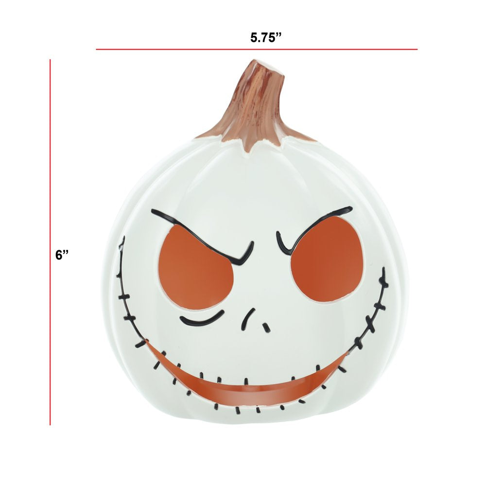 The Nightmare Before Christmas 6in Jack Skellington Light-Up Halloween Pumpkin