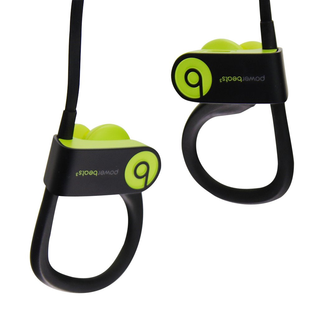 Restored Beats Powerbeats3 Wireless Earphones - Shock Yellow with Cable