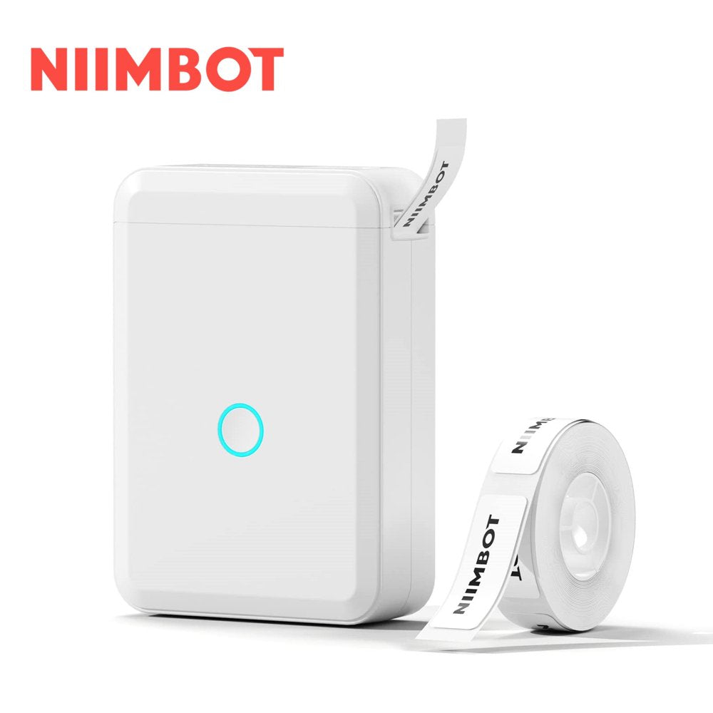 NIIMBOT Label Maker D110 Portable Label Printer Inkless Labeler Sticker Bluetooth Label Maker Machine