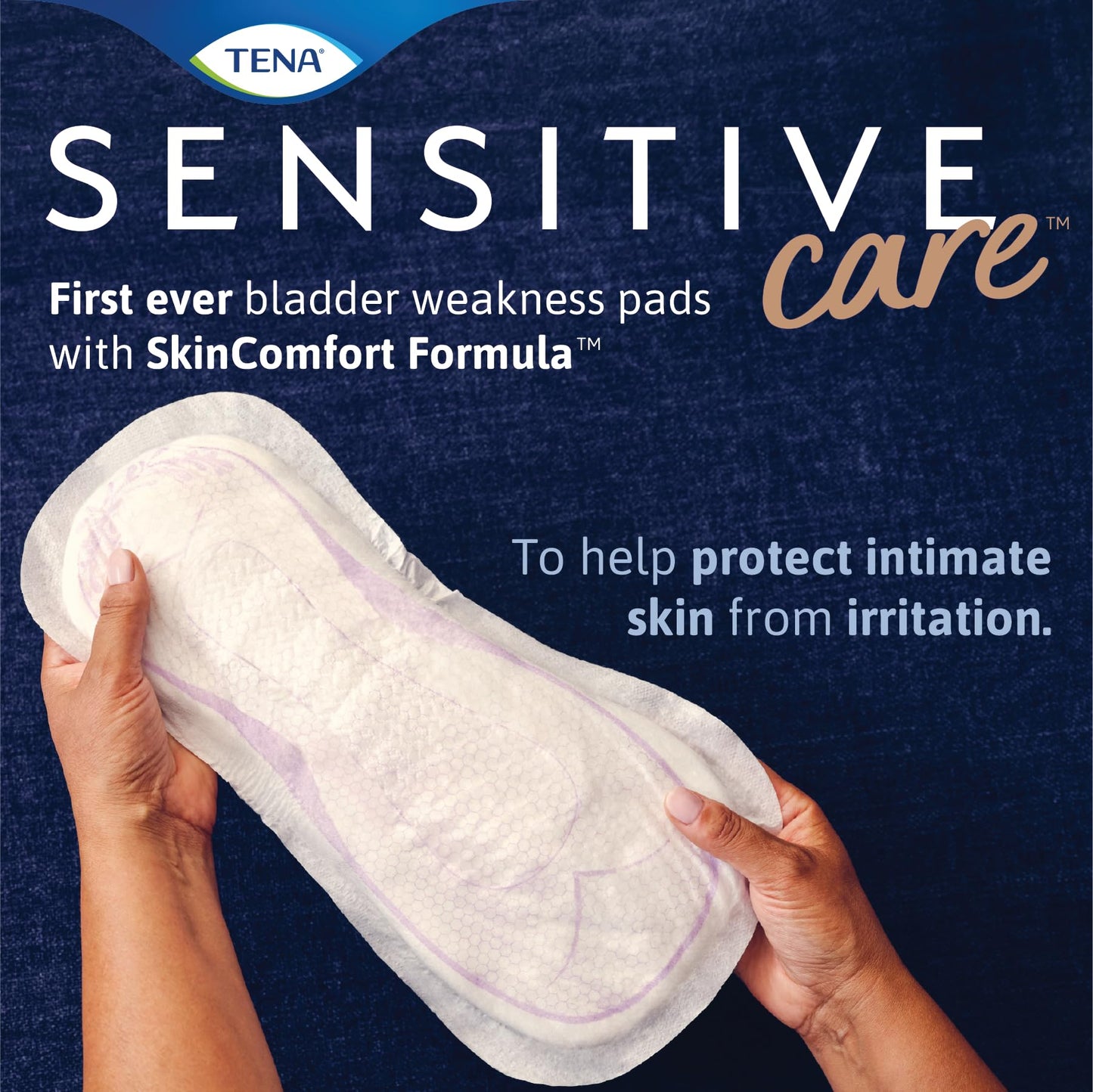 TENA Incontinence Pads, Bladder Control & Postpartum for Women, Overnight Absorbency, Extra Coverage, Intimates - 135 Count