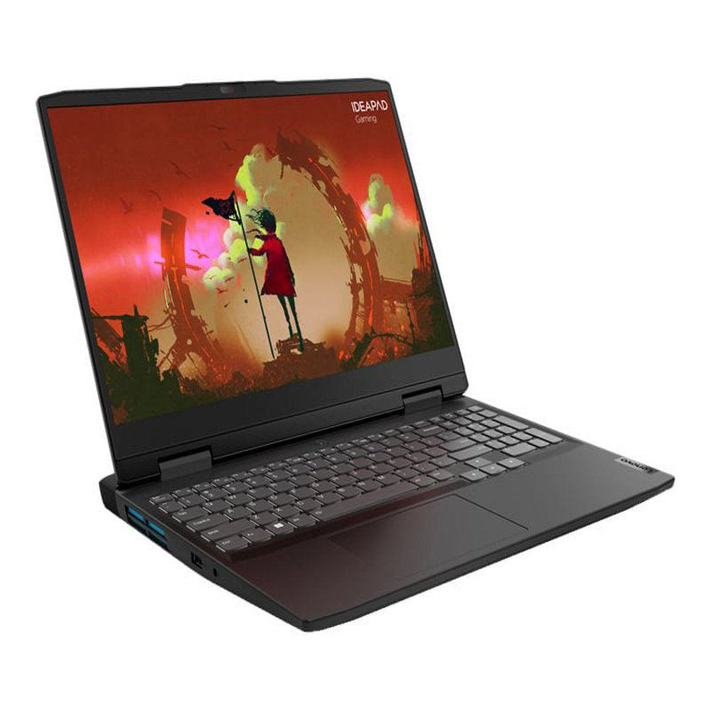 Lenovo IdeaPad Gaming 3 15ARH7 82SB - 180-degree hinge design - AMD Ryzen 7 7735HS / 3.2 GHz - Win 11 Home - GeForce RTX 4050 - 16 GB RAM - 512 GB SSD NVMe - 15.6" IPS 1920 x 1080 (Full HD) @ 120 Hz - Wi-Fi 6 - onyx gray - kbd: US English