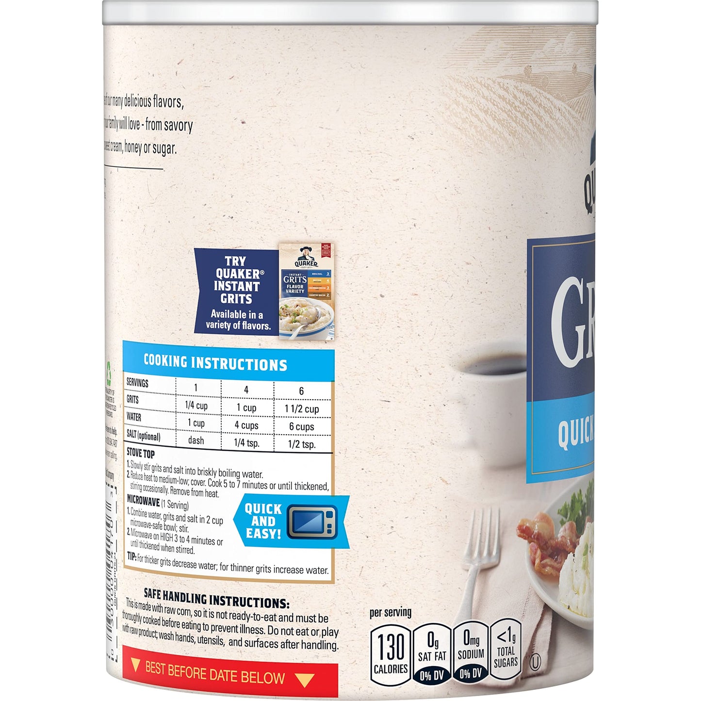 Quaker 5-Minute Grits, 24 oz