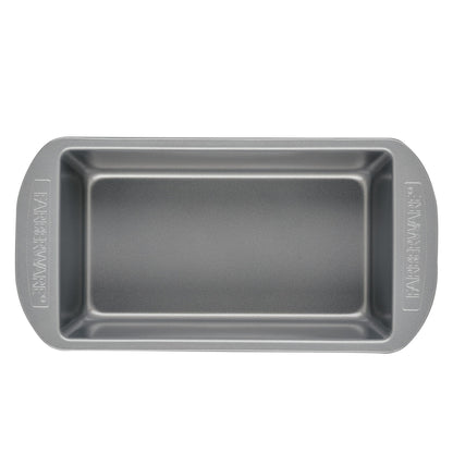 Farberware Bakeware Meatloaf/Nonstick Baking Loaf Pan Set, Two 9-Inch x 5-Inch, Gray