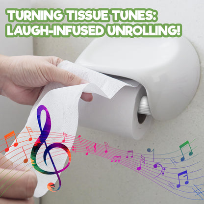 Talking Toilet Paper Spindle - Playful Prank Practical Jokes, Christmas Gag Gift with Customizable Messages, Fits All Holders, Record, Replay & Surprise, Easy 9-Second Recording Toilet Paper Spindle