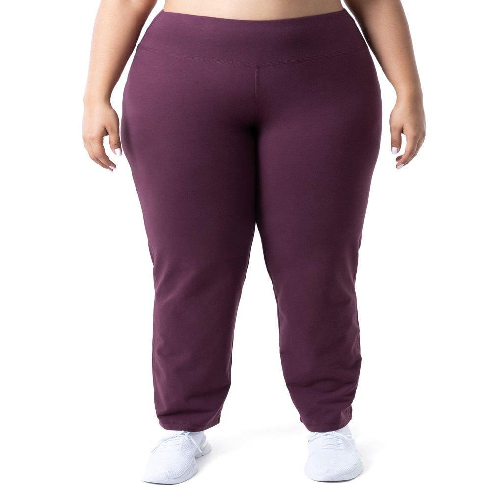  Women'S plus Size Core Active Relaxed Fit Pants, 2-Pack