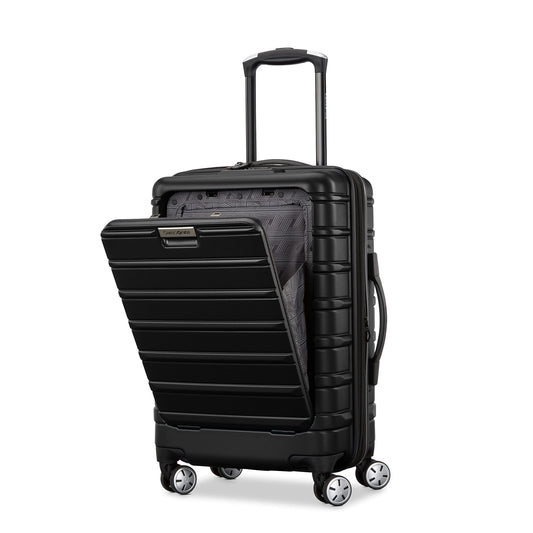 Samsonite Omni 2 PRO Hardside Expandable Luggage with Spinners | Midnight Black | Carry-on