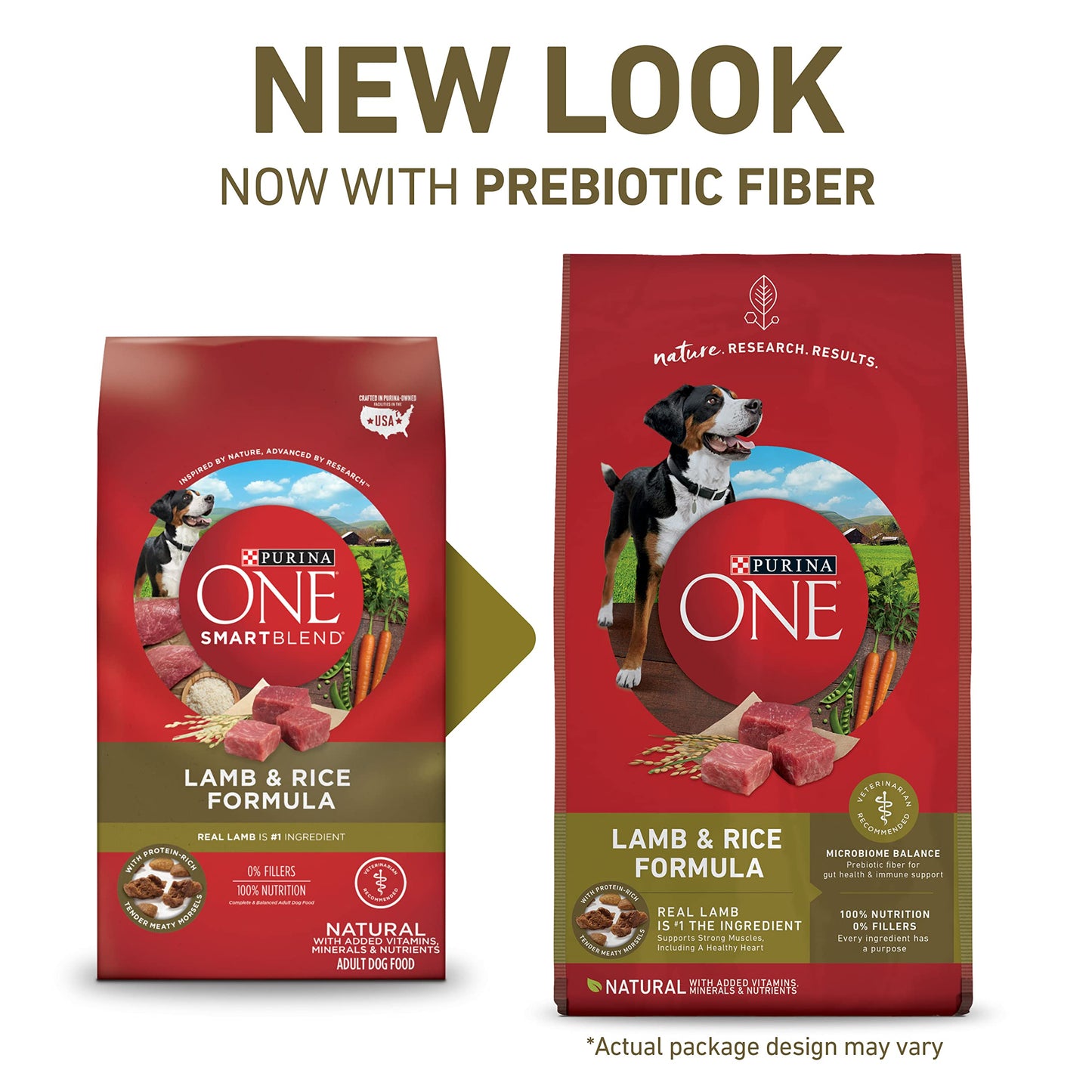 Purina ONE Dry Dog Food Lamb and Rice Formula - (4) 4 lb. Bags