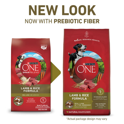 Purina ONE Dry Dog Food Lamb and Rice Formula - (4) 4 lb. Bags