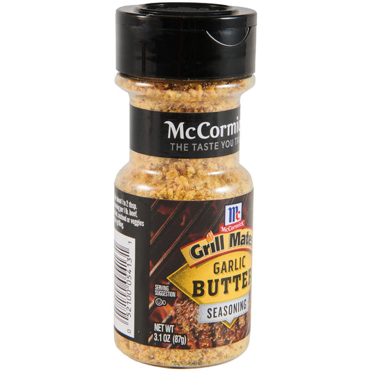 McCormick Grill Mates Garlic Butter Seasoning, 3.1 oz