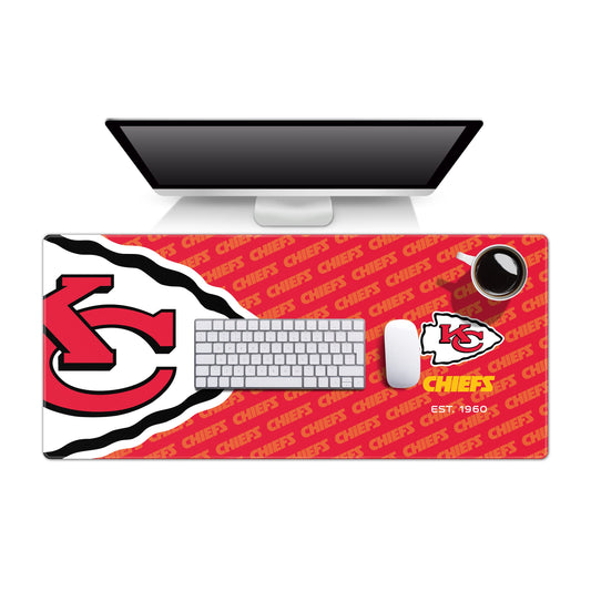 YouTheFan NFL Kansas City Chiefs Logo Series Desk Pad