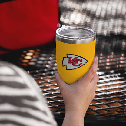 FOCO Kansas City Chiefs NFL Team Logo 30 oz Tumbler - Yellow