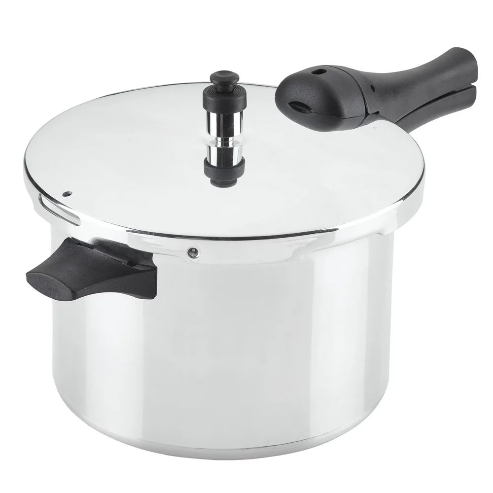 Farberware 6-Quart Aluminum Stovetop Pressure Cooker, 15 PSI