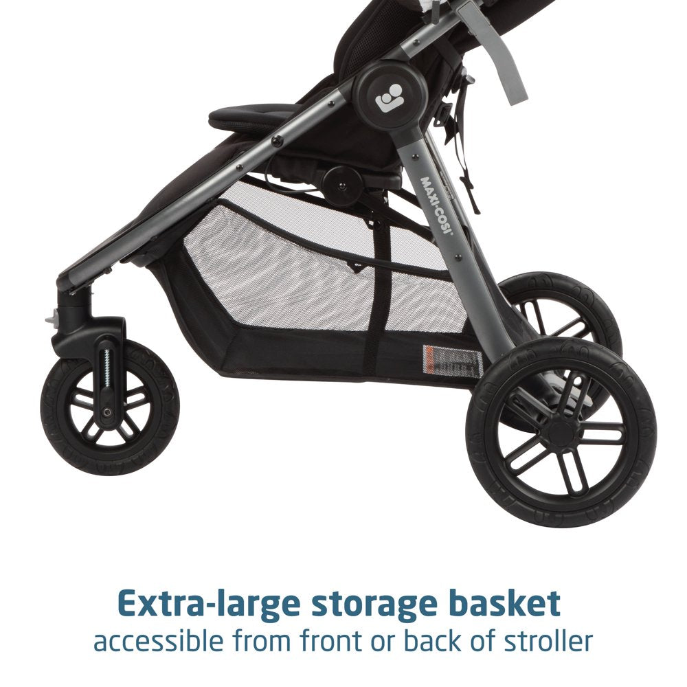 Maxi-Cosi Gia XP Luxe 3-Wheel Travel System, Midnight Moon, Infant