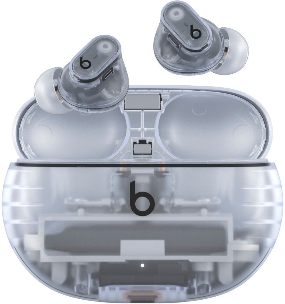 Restored Beats by Dr. Dre Beats Studio Buds+ True Wireless Noise Cancelling Earbuds - MQLK3LL/A - Transparent (Refurbished)