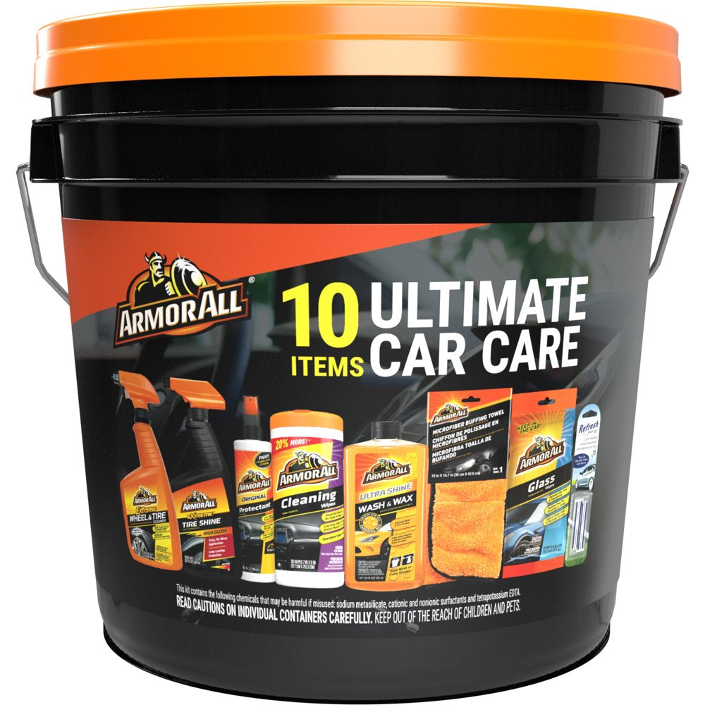 Armor All Holiday Car Cleaning Kit, 10-Piece Holiday Gift Set