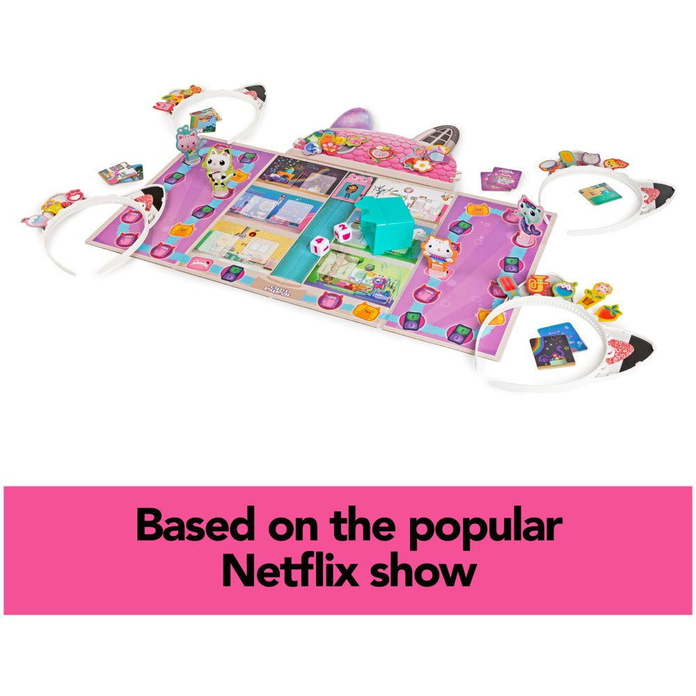 Gabby’s Dollhouse, Meow-mazing Board Game, for Kids Ages 4 and up