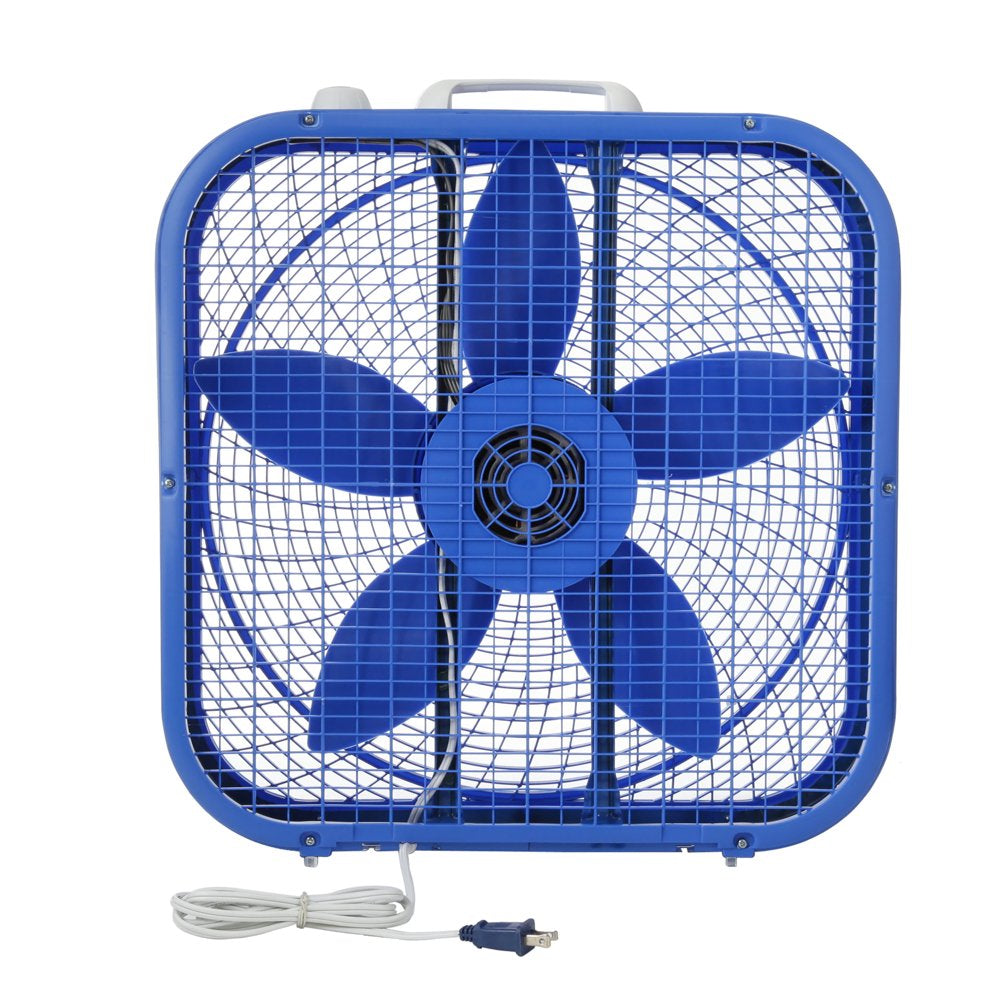 Lasko Cool Colors 20" 3-Speed Box Fan, Model B20308