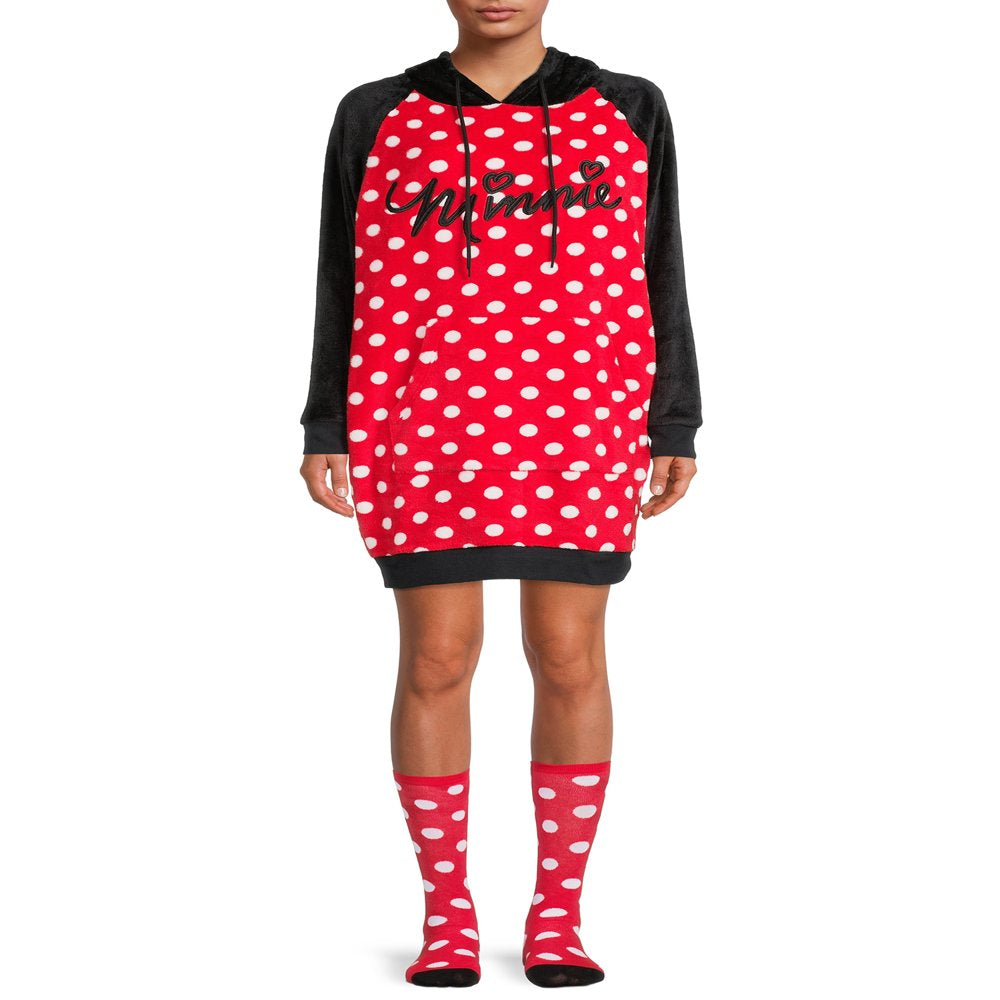 Women's Minnie Mouse Sleep Lounger with Socks