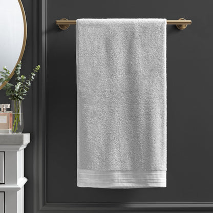 Hotel Style Egyptian Cotton Bath Towel, Platinum Silver