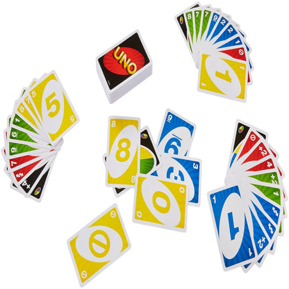 UNO Card Game for Kids, Adults & Game Night, Original Game of Matching Colors & Numbers