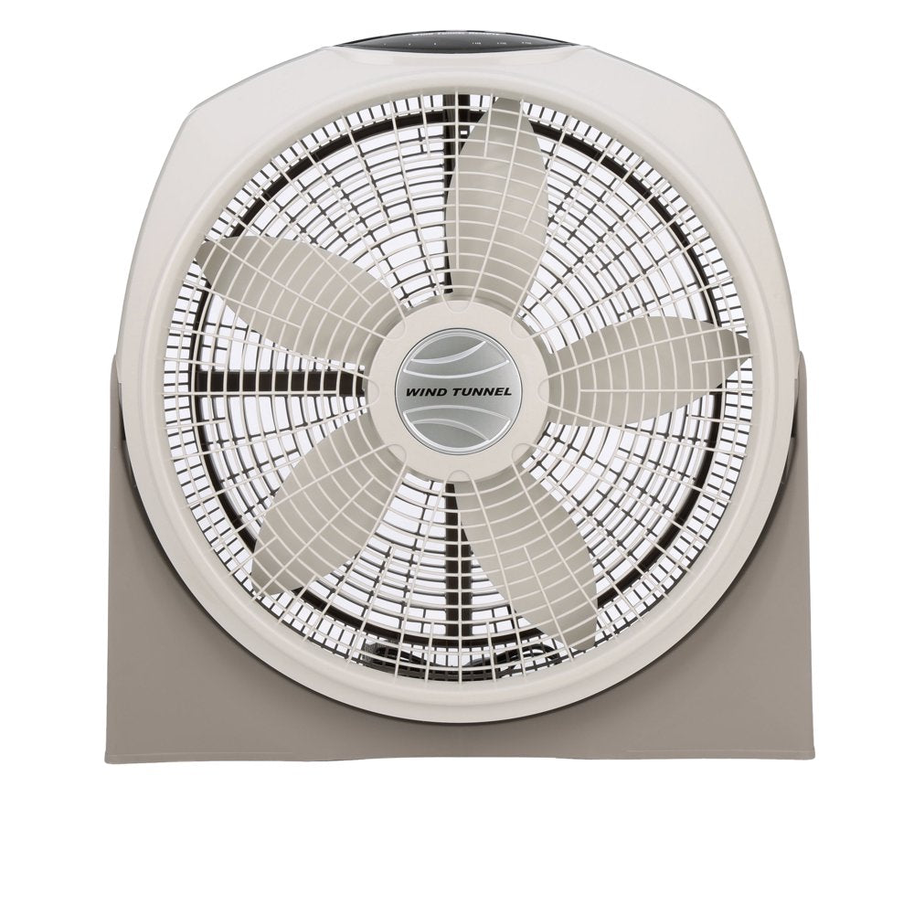 Lasko 20" Wind Tunnel 3-Speed Fan with Remote, Model A20700, Gray