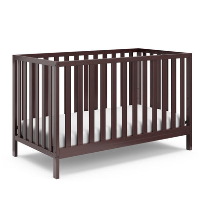 Storkcraft Sunset 4 in 1 Convertible Baby Crib, Gray