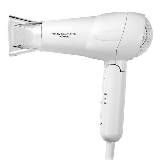 Travel Smart by Conair 1200-Watt Tourmaline Ceramic Hair Dryer, Dual Voltage TS263XR