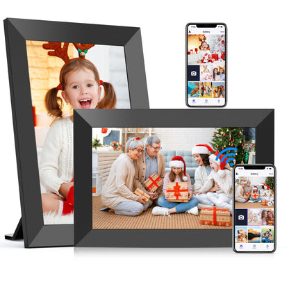 10.1 Inch WiFi Digital Photo Frame 3Pack, Nusican Smart Cloud HD Touch Screen Picture Frame with 32G Storage, Electronic WiFi Photo Frame Support share instant Photo &Video, Best Gift for Friends !