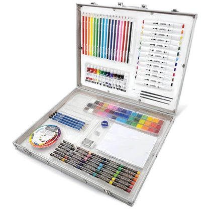 Portable Premium Art Supply Kit, 200 Pieces