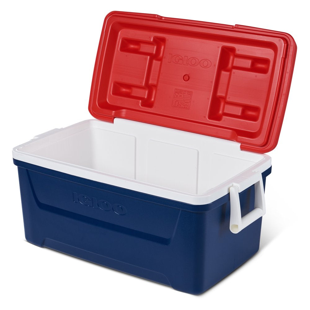 Igloo 48 qt. Laguna Hard Sided Ice Chest Cooler, Red