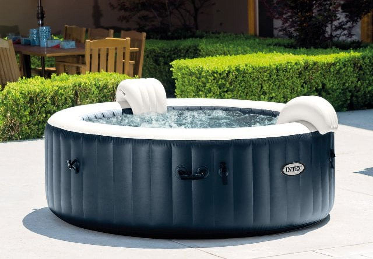 INTEX PureSpa™ Plus Bubble Inflatable Hot Tub Set - 4 Person Spa with Energy Efficient Spa Cover