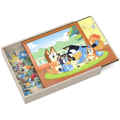 Bluey, 5-Pack of Jigsaw Puzzles in Storage Box