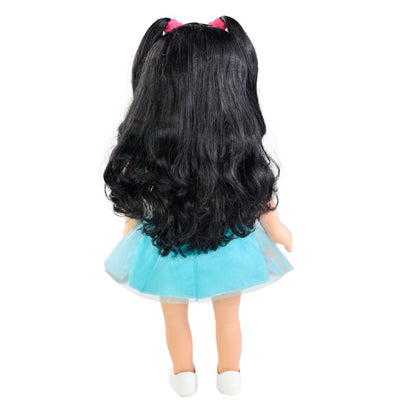 My Life As Quinn Posable 18 inch Doll, Black Hair, Brown Eyes