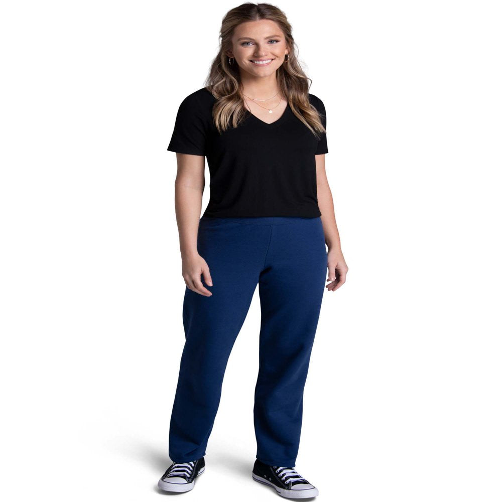 Fruit of the Loom Women's Eversoft Fleece Open Bottom Pant