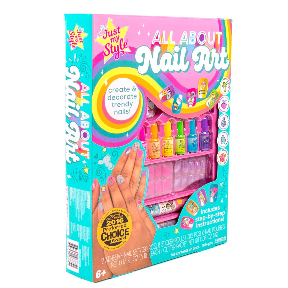 Just My Style® All About Nail Art, Boys and Girls, Child, Ages 6+