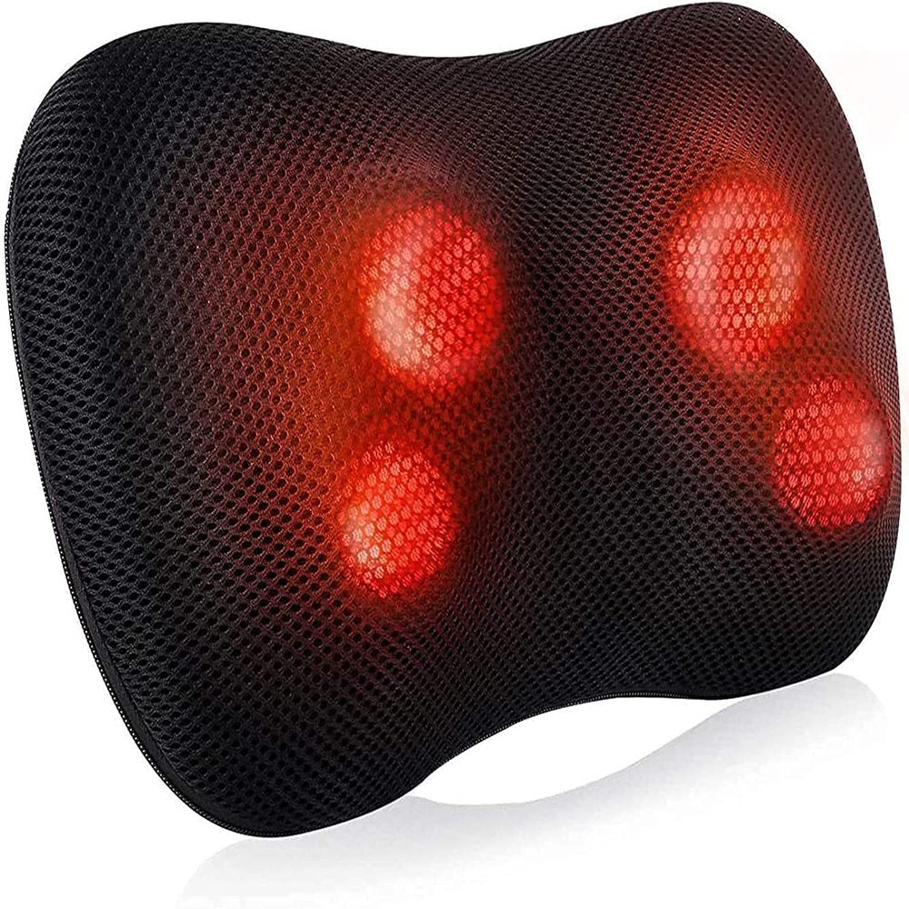 MaxKare Back Neck Massager with Heat, Shiatsu Deep-Kneading Massage for Muscle Pain Relief Spa-Like Soothing for Home Car and Office