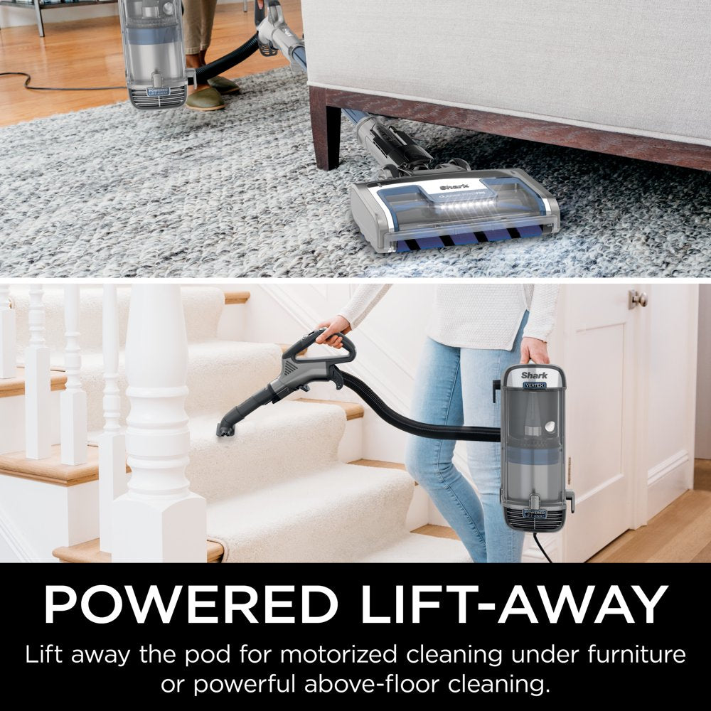 Shark® Vertex Duoclean® Powerfin Upright Vacuum Powered Lift-Away®, Self-Cleaning Brushroll