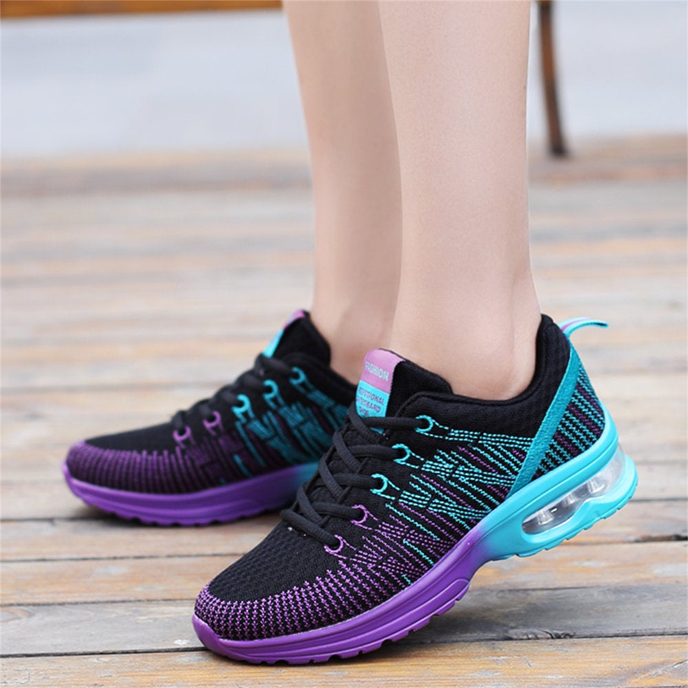 Tvtaop Sneaker for Women Breathable Athletic Air Cushion Running Shoes Lightweight Sport Shoes