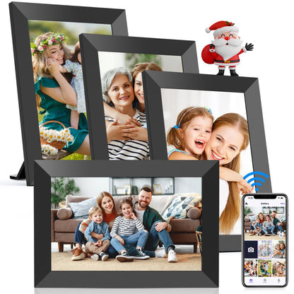 10.1 Inch WiFi Digital Photo Frame 3Pack, Nusican Smart Cloud HD Touch Screen Picture Frame with 32G Storage, Electronic WiFi Photo Frame Support share instant Photo &Video, Best Gift for Friends !