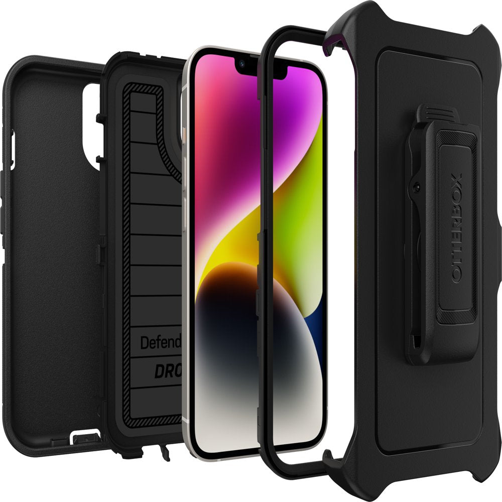 OtterBox Defender Series Pro Case for Apple iPhone 14 and iPhone 13 - Black