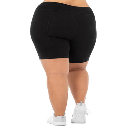 Athletic Works Women'S plus Size Core Active Dri-Works Bike Short, 2-Pack