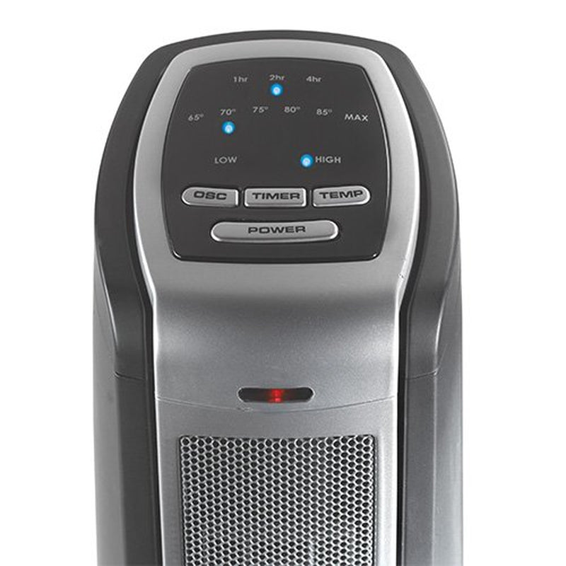 Lasko 1500W Electric Oscillating Ceramic Tower Space Heater with Remote, 5790, Black, New