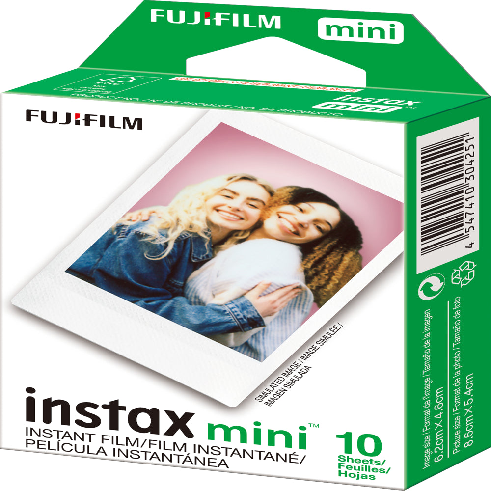 Fujifilm INSTAX Mini 7+ Bundle (10-Pack film, Album, Camera Case, Stickers), Lavender, Brand New Condition