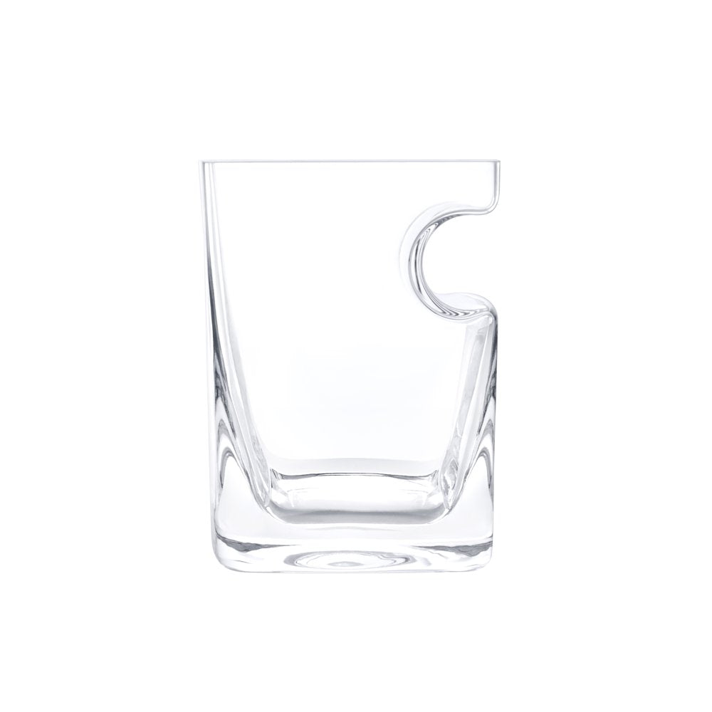 Corkcicle Double Old Fashioned 9 oz Cigar Glass with Cigar Holder, Clear