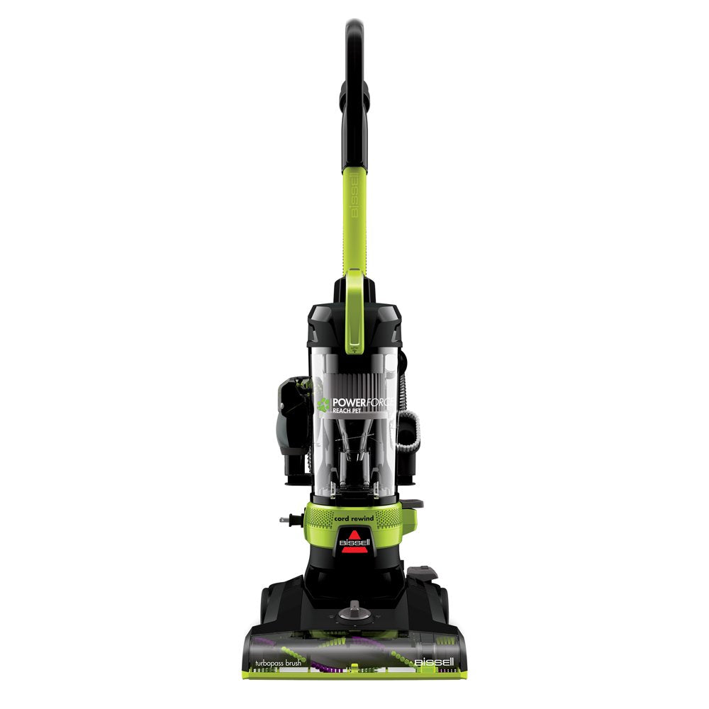 BISSELL Powerforce Helix Rewind Pet Deluxe Upright Vacuum with Live Wand 3335