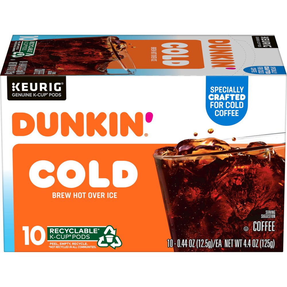 Dunkin’ Cold Coffee, 60 Keurig K-Cup Pods