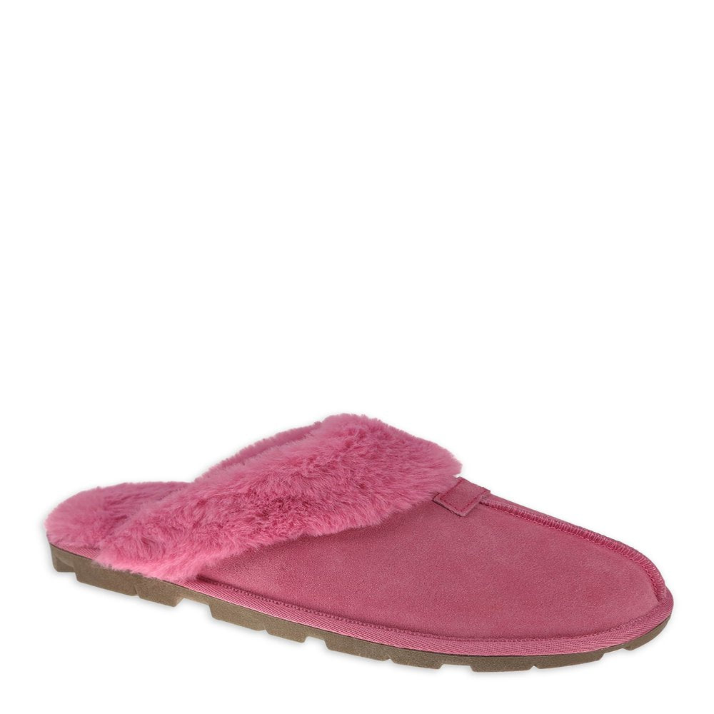  Women's Genuine Suede Clog Slipper